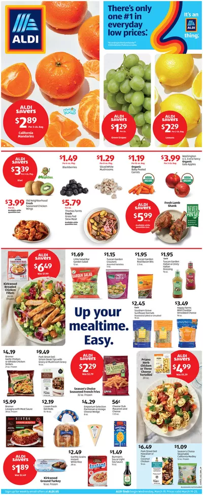 Discount Stores offers in Staten Island NY | Exclusive deals for our customers in Aldi | 3/19/2025 - 3/25/2025