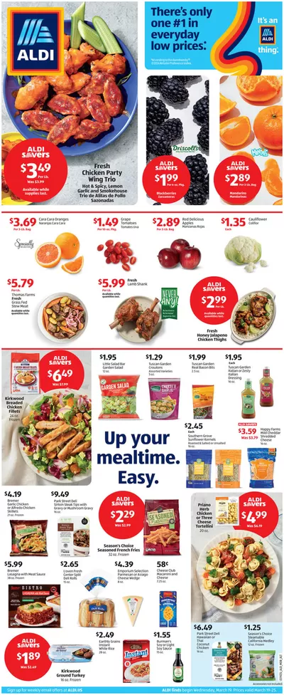 Discount Stores offers in Downey CA | Top offers for all bargain hunters in Aldi | 3/19/2025 - 3/25/2025