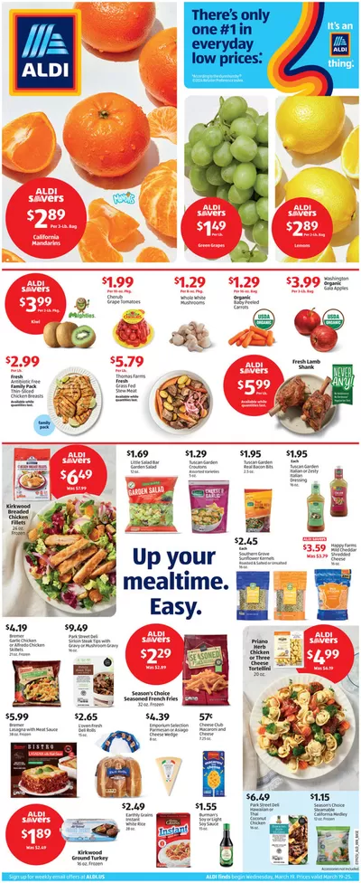 Discount Stores offers in Weirton WV | Top offers for smart savers in Aldi | 3/19/2025 - 3/25/2025