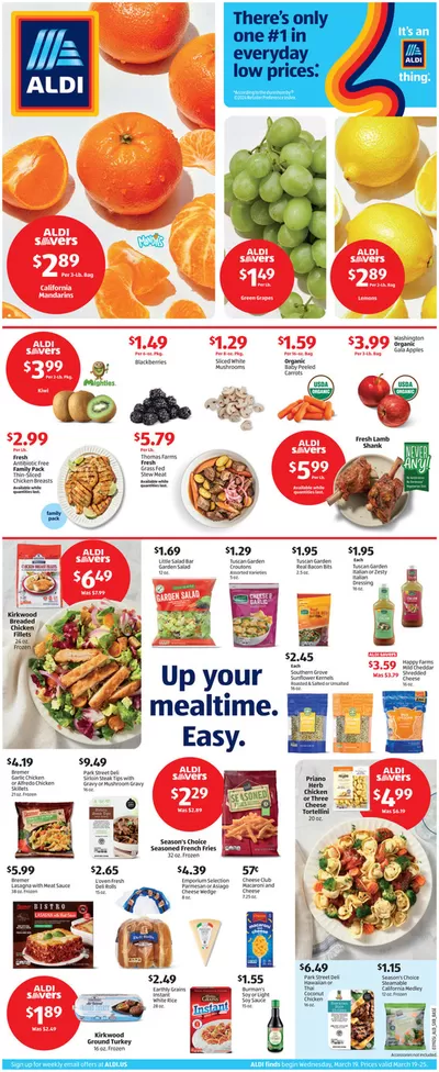 Discount Stores offers in Weirton WV | Discover attractive offers in Aldi | 3/19/2025 - 3/25/2025