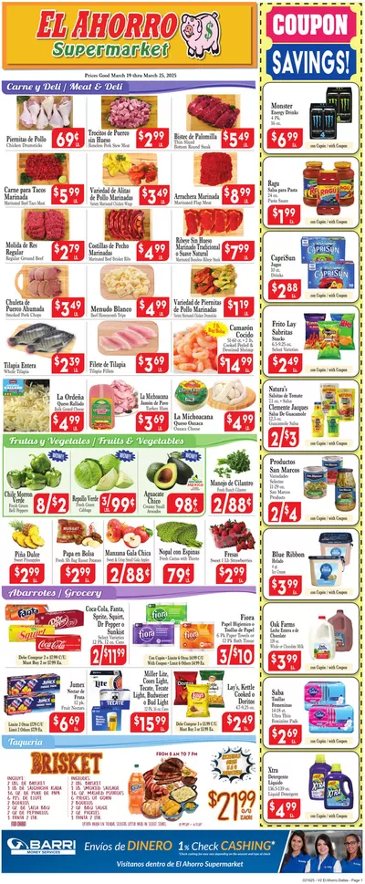 El Ahorro catalogue | Our best bargains | 3/19/2025 - 3/25/2025