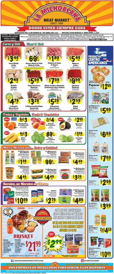 La Michoacana catalogue | Special offers for you | 3/19/2025 - 4/1/2025