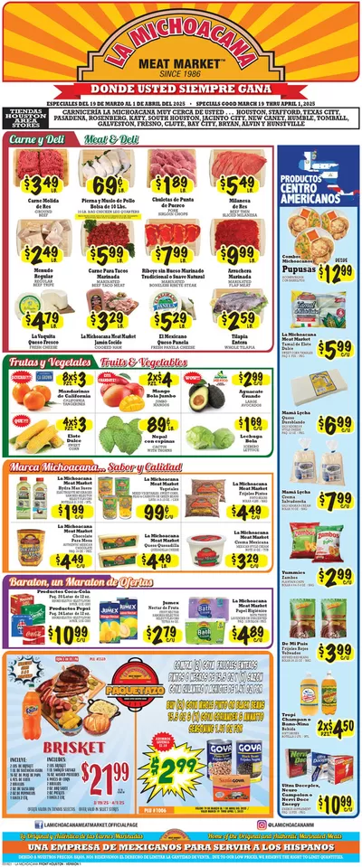 La Michoacana catalogue | Great discounts on selected products | 3/19/2025 - 4/1/2025