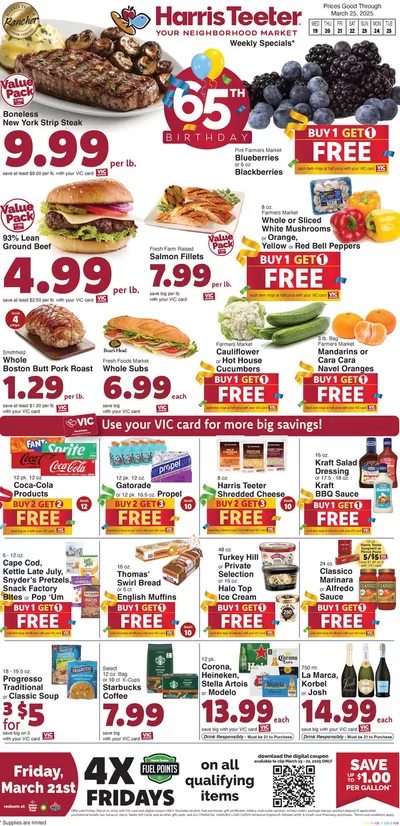 Grocery & Drug offers in Centreville VA | Weekly Ad in Harris Teeter | 3/19/2025 - 3/25/2025