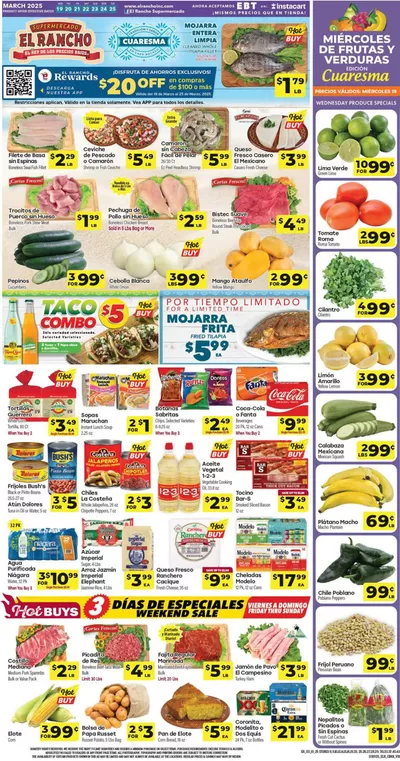 Supermercado El Rancho catalogue in Dallas TX | Attractive special offers for everyone | 3/19/2025 - 3/25/2025