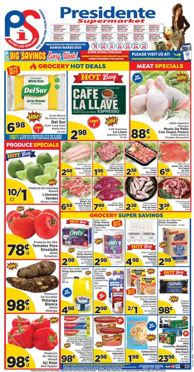 Presidente catalogue in Miami FL | Presidente weekly ad | 3/19/2025 - 3/25/2025