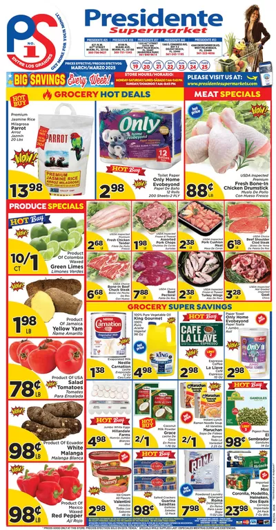 Presidente catalogue in Miami FL | Top offers for all bargain hunters | 3/19/2025 - 3/25/2025