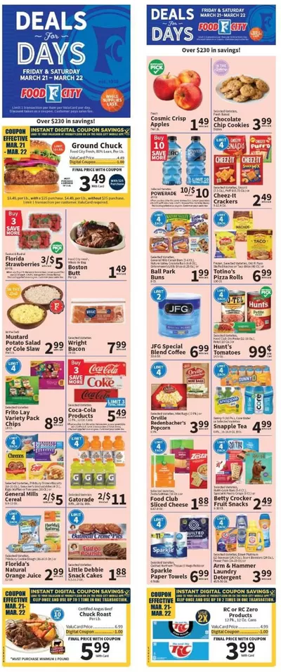 Grocery & Drug offers in Tucson AZ | Food City Weekly ad in Food City | 3/19/2025 - 3/25/2025