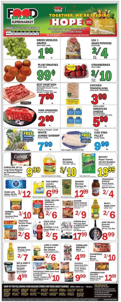 Food Bazaar catalogue in New York | Exclusive deals and bargains | 3/20/2025 - 3/26/2025