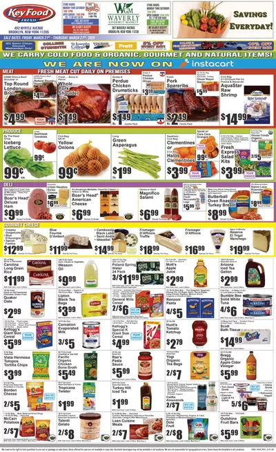 Grocery & Drug offers in Rego Park NY | Top deals for all customers in Key Food | 3/21/2025 - 3/27/2025