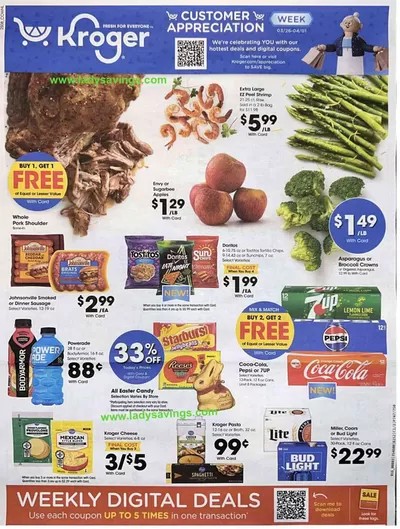 Grocery & Drug offers in Lumberton TX | Top deals and discounts in Kroger | 3/26/2025 - 4/1/2025