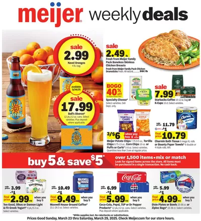 Meijer catalogue in Grand Rapids MI | Great discounts on selected products | 3/23/2025 - 3/29/2025