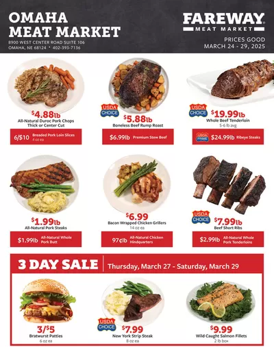 Fareway catalogue in La Vista NE | Discover attractive offers | 3/24/2025 - 3/29/2025