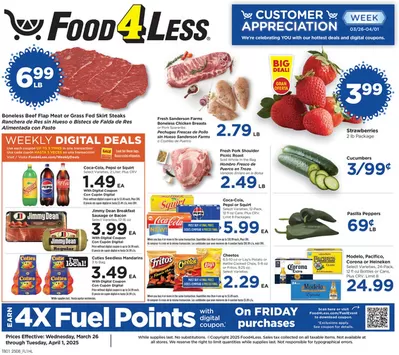 Food 4 Less catalogue in San Diego CA | Our best bargains | 3/26/2025 - 4/1/2025