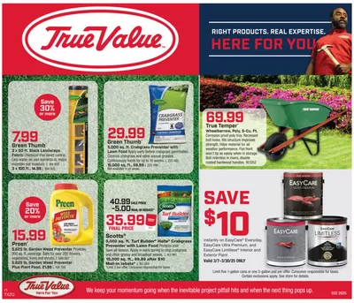 True Value catalogue | Exclusive deals for our customers | 3/7/2025 - 3/30/2025