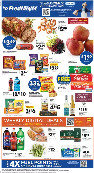 Fred Meyer catalogue | Current bargains and offers | 3/26/2025 - 4/1/2025