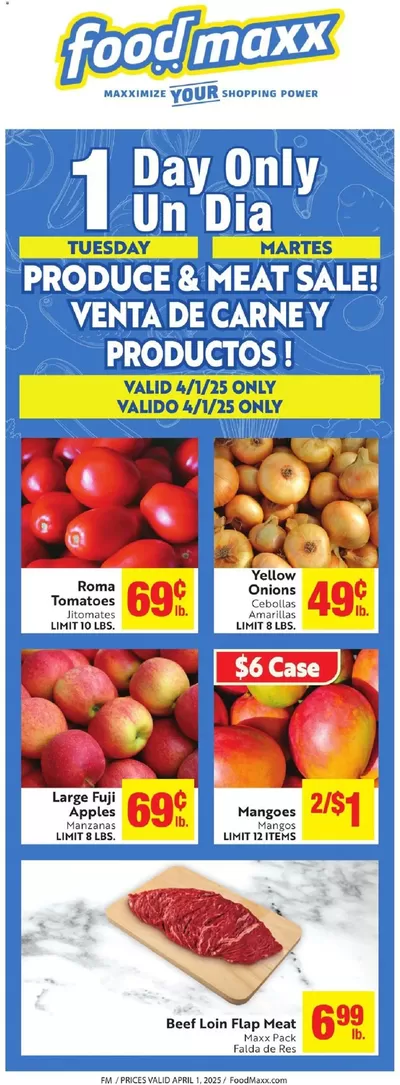Grocery & Drug offers in San Jose CA | Top offers for smart savers in Foodmaxx | 3/26/2025 - 4/1/2025