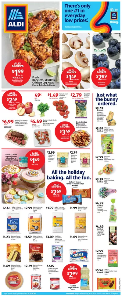 Discount Stores offers in Burbank CA | Exclusive deals and bargains in Aldi | 3/26/2025 - 4/1/2025