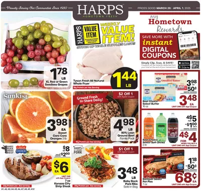 Harp's Market catalogue | Harp's Market weekly ad | 3/26/2025 - 4/1/2025