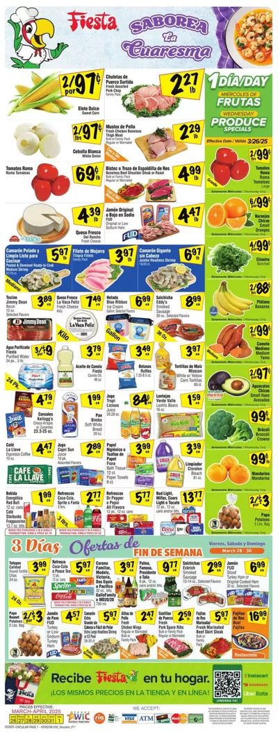 Fiesta Mart catalogue in Houston TX | Weekly Ad | 3/26/2025 - 4/1/2025