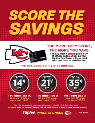 Grocery & Drug offers in Saint Joseph MO | Chiefs Score the Savings in Hy-Vee | 9/8/2023 - 1/8/2024