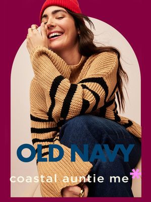 Clothing & Apparel offers in Saint Paul MN | Coastal Auntie Me in Old Navy | 10/10/2023 - 12/4/2023