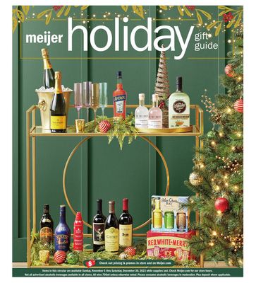 Meijer catalogue in Urbana IL | Alcohol Ad | 11/5/2023 - 12/30/2023