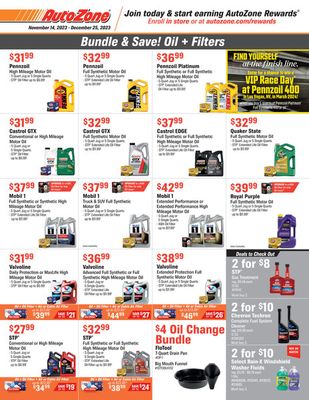 Automotive offers in West Covina CA | Weekly Ad AutoZone in AutoZone | 11/14/2023 - 12/25/2023