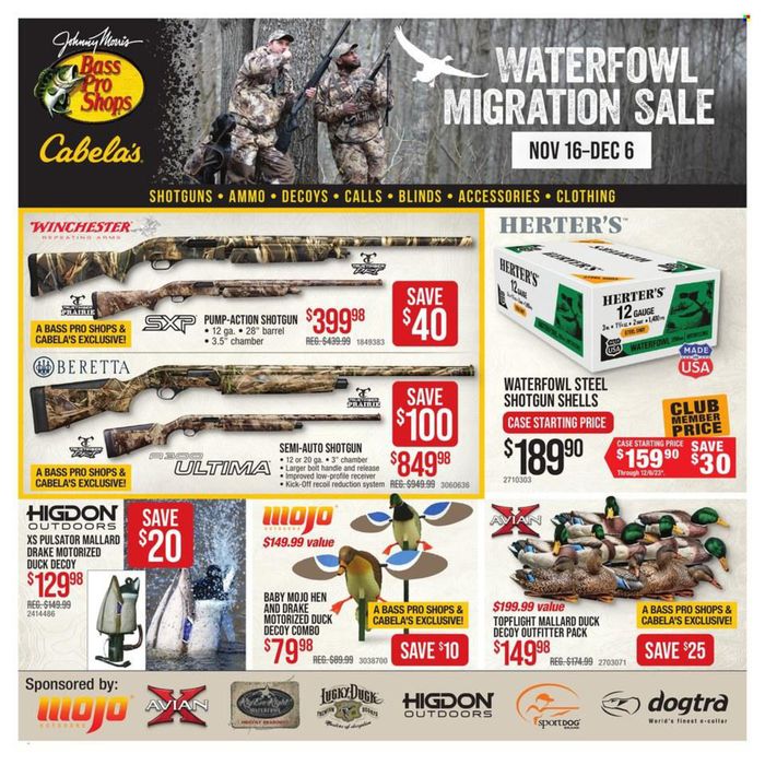 Cabela's catalogue in Avon OH | Cabela's Weekly ad | 11/16/2023 - 12/6/2023