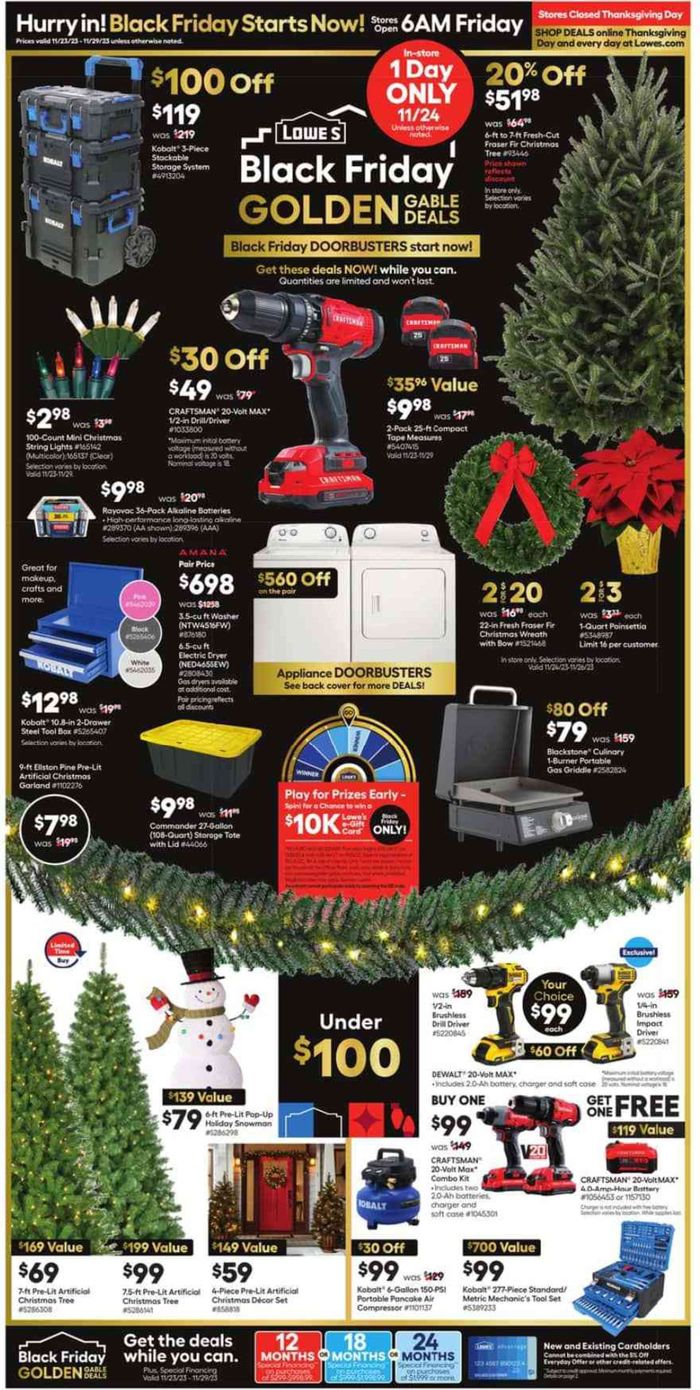 Lowe's catalogue in East Amherst NY | Weekly Ads Lowe's | 11/23/2023 - 11/29/2023