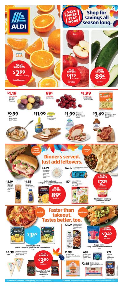 Discount Stores offers in San Dimas CA | Weekly Ad Aldi in Aldi | 11/22/2023 - 11/28/2023