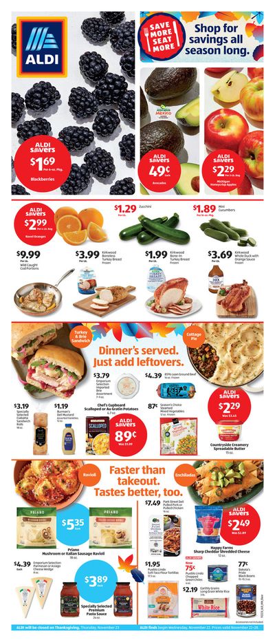 Discount Stores offers in North Olmsted OH | Weekly Ad Aldi in Aldi | 11/22/2023 - 11/28/2023