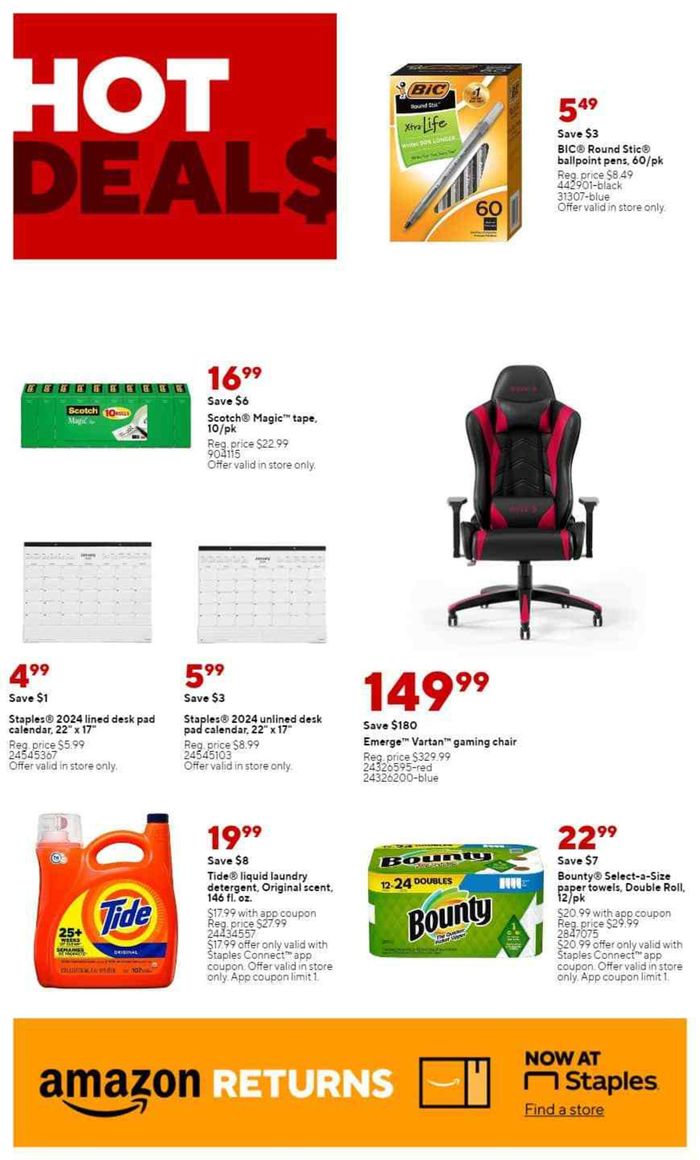 Staples catalogue in Jamaica NY | Staples flyer | 11/26/2023 - 12/2/2023