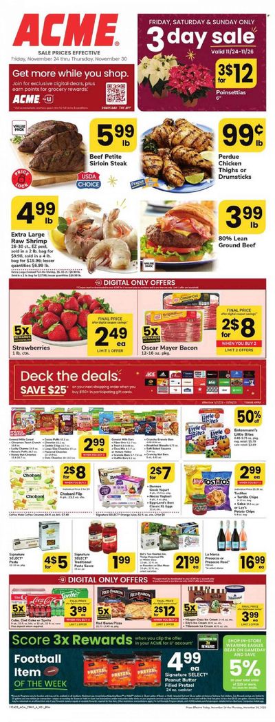 Grocery & Drug offers in West New York NJ | ACME Weekly ad in ACME | 11/24/2023 - 11/30/2023