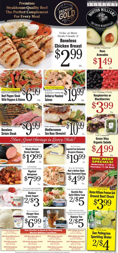 Grocery & Drug offers in West New York NJ | Morton Williams Weekly Specials in Morton Williams | 11/24/2023 - 11/30/2023