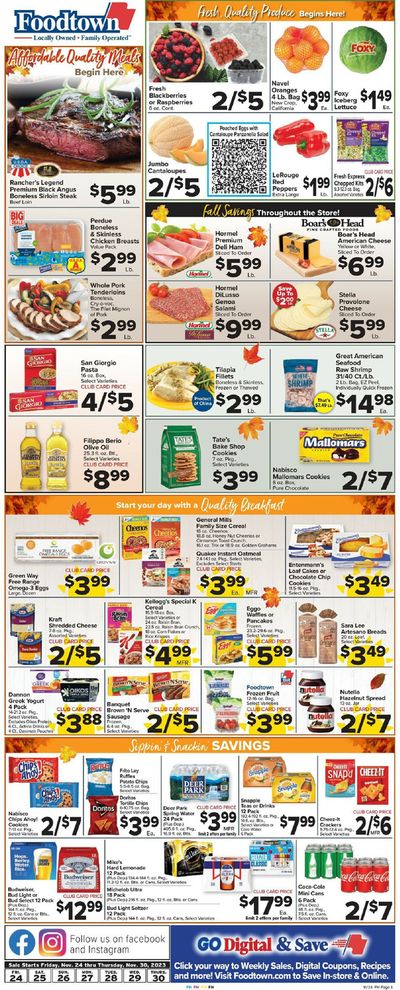 Grocery & Drug offers in Sugar Land TX | Food Town flyer in Food Town | 11/27/2023 - 11/30/2023