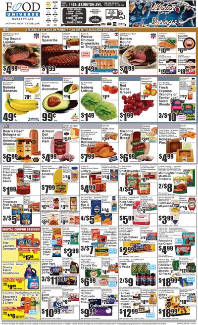 Grocery & Drug offers in West New York NJ | Food Universe weekly ad in Food Universe | 11/27/2023 - 11/30/2023