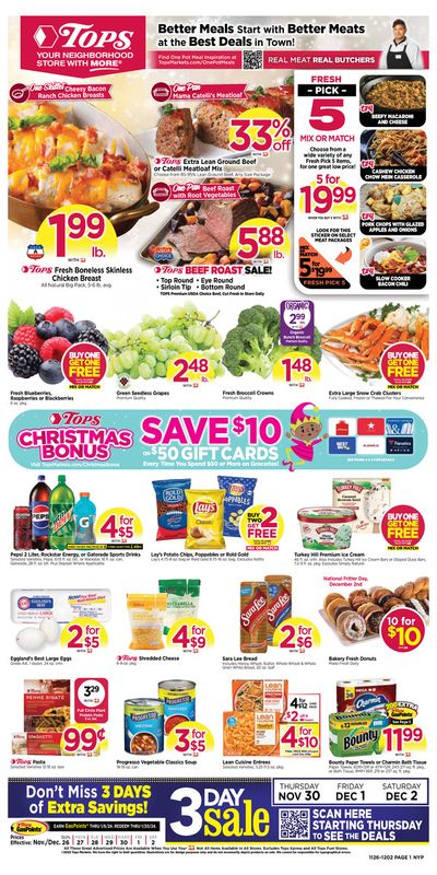 Grocery & Drug offers in Amherst NY | Tops weekly ad in Tops | 11/27/2023 - 12/2/2023