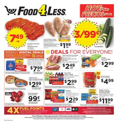Grocery & Drug offers in Menifee CA | California Weekly Ad in Food 4 Less | 12/1/2023 - 12/5/2023