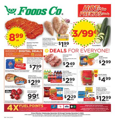 Grocery & Drug offers in San Mateo CA | Weekly Ad in Foods Co | 11/30/2023 - 12/5/2023