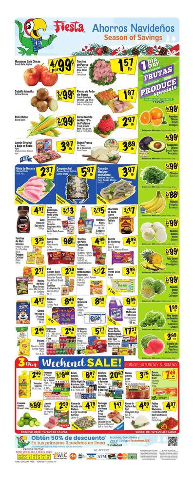 Grocery & Drug offers in Carrollton TX | Weekly Ad in Fiesta Mart | 12/1/2023 - 12/5/2023