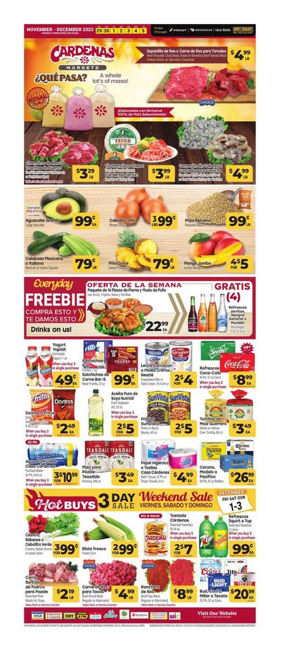 Grocery & Drug offers in San Mateo CA | Weekly Ad in Cardenas | 12/1/2023 - 12/5/2023
