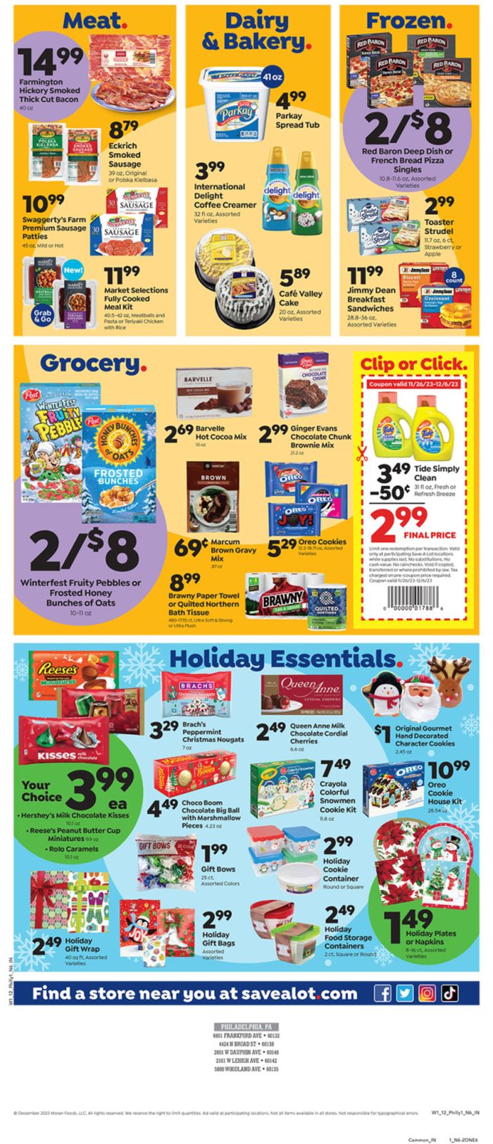 Save a Lot catalogue | Save a Lot weekly ad | 11/30/2023 - 12/5/2023