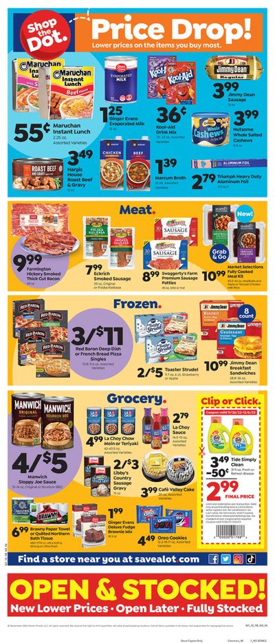 Grocery & Drug offers in Belleville IL | Save a Lot weekly ad in Save a Lot | 11/30/2023 - 12/5/2023