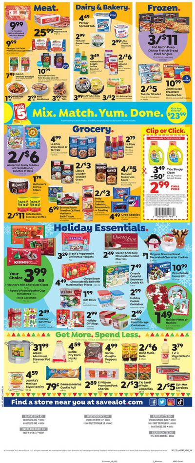 Grocery & Drug offers in Kansas City MO | Save a Lot weekly ad in Save a Lot | 11/30/2023 - 12/5/2023