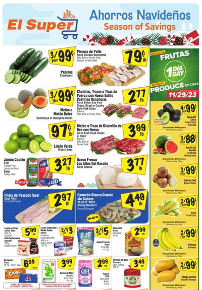 Grocery & Drug offers in Baldwin Park CA | Weekly Ads El Super in El Super | 11/30/2023 - 12/5/2023