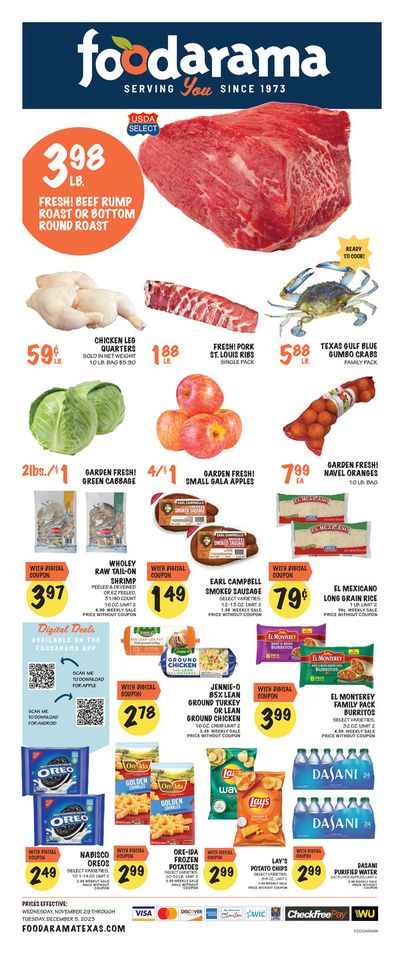 Foodarama catalogue | Foodarama weekly ad | 11/30/2023 - 12/5/2023