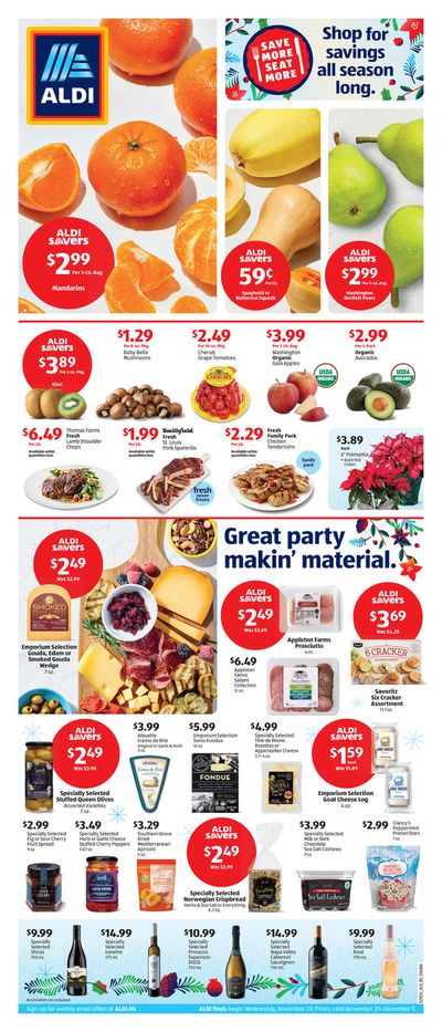Discount Stores offers in Chicago Heights IL | Weekly Ad Aldi in Aldi | 11/30/2023 - 12/5/2023