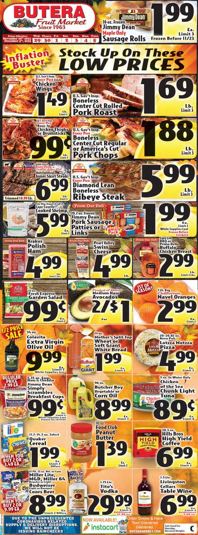 Grocery & Drug offers in Lombard IL | Butera weekly ad in Butera | 11/30/2023 - 12/5/2023