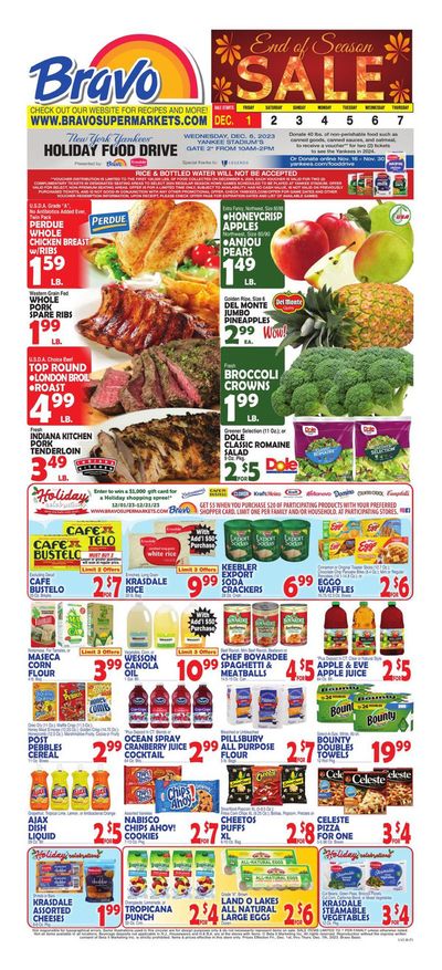 Bravo Supermarkets catalogue | Weekly Ad | 12/1/2023 - 12/7/2023